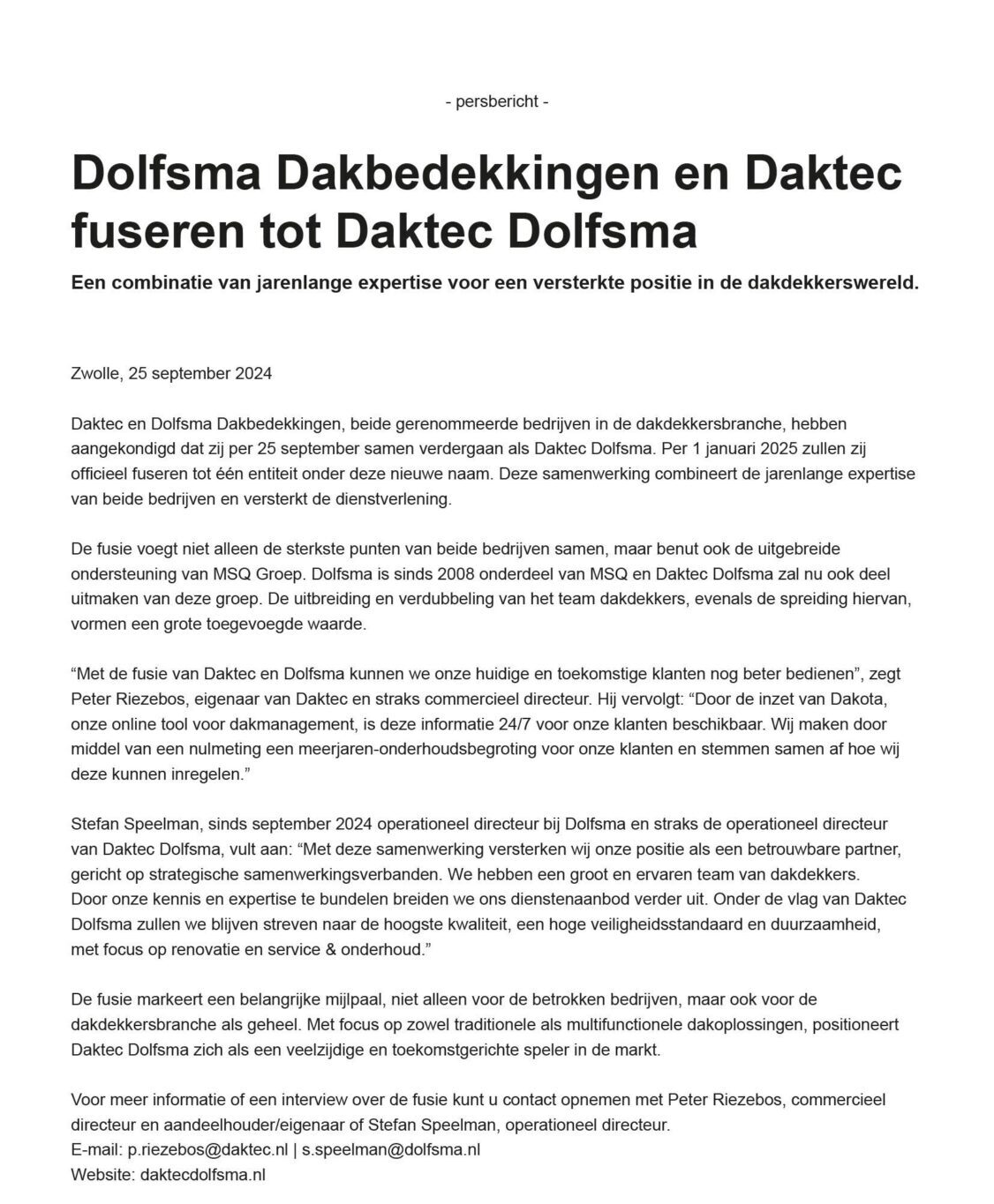 Daktec Dolfsma 1